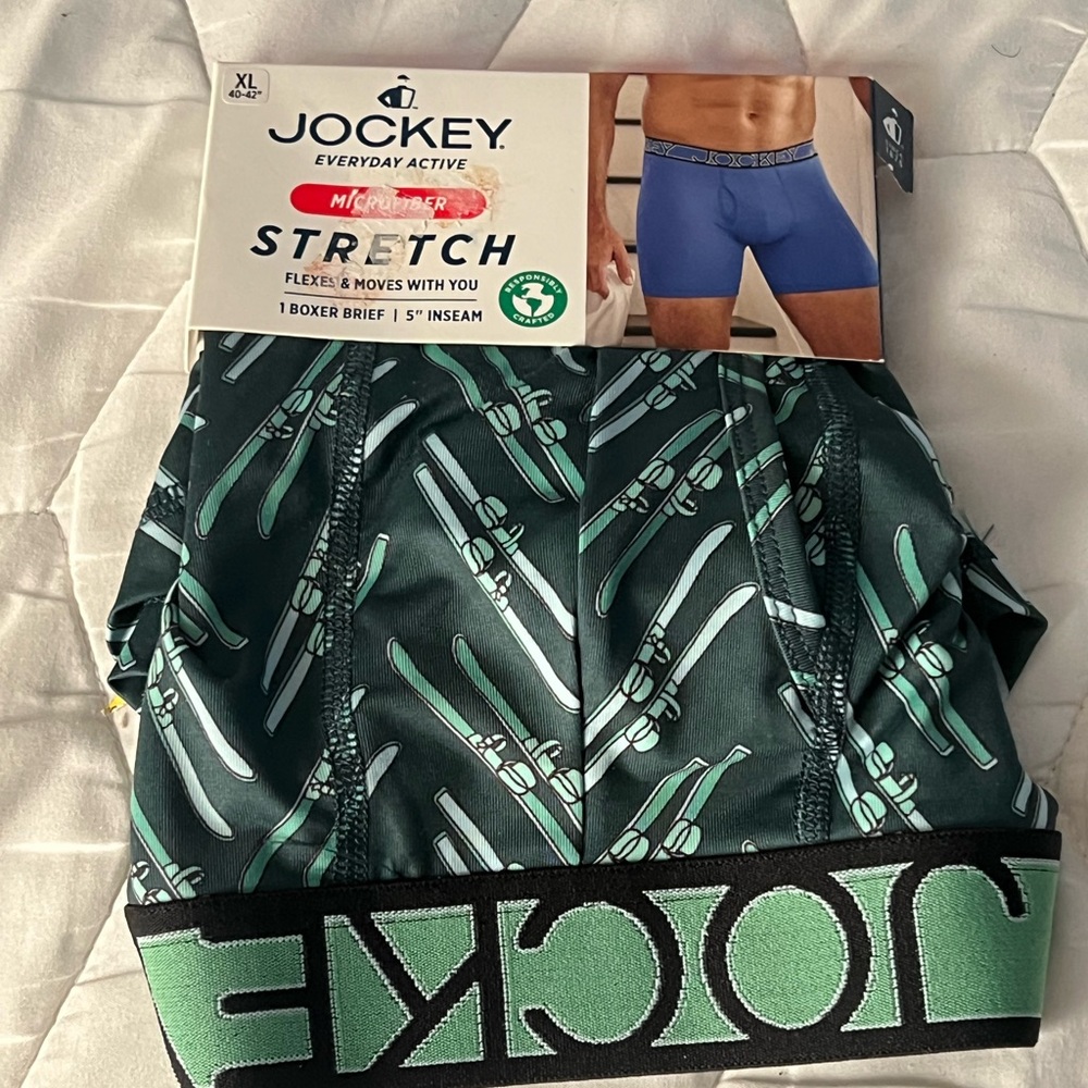 Green jockey Christmas boxerbriefs size X-Large